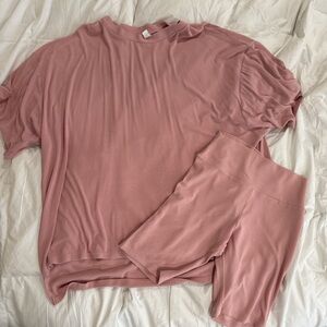 Pink Women's Loungewear Set